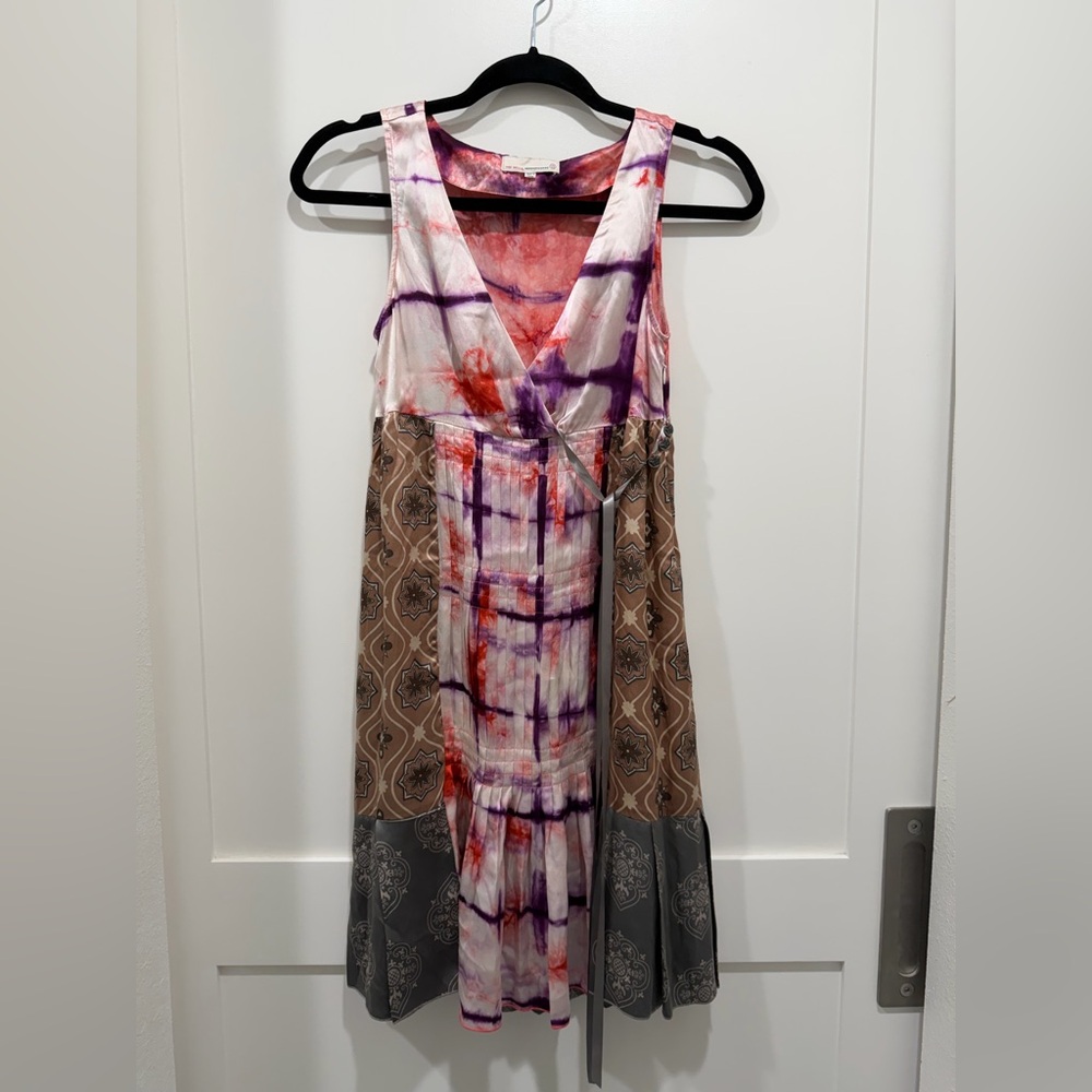 ODD MOLLY UNCORPORATED Bohemian Silk Dress- size 0
